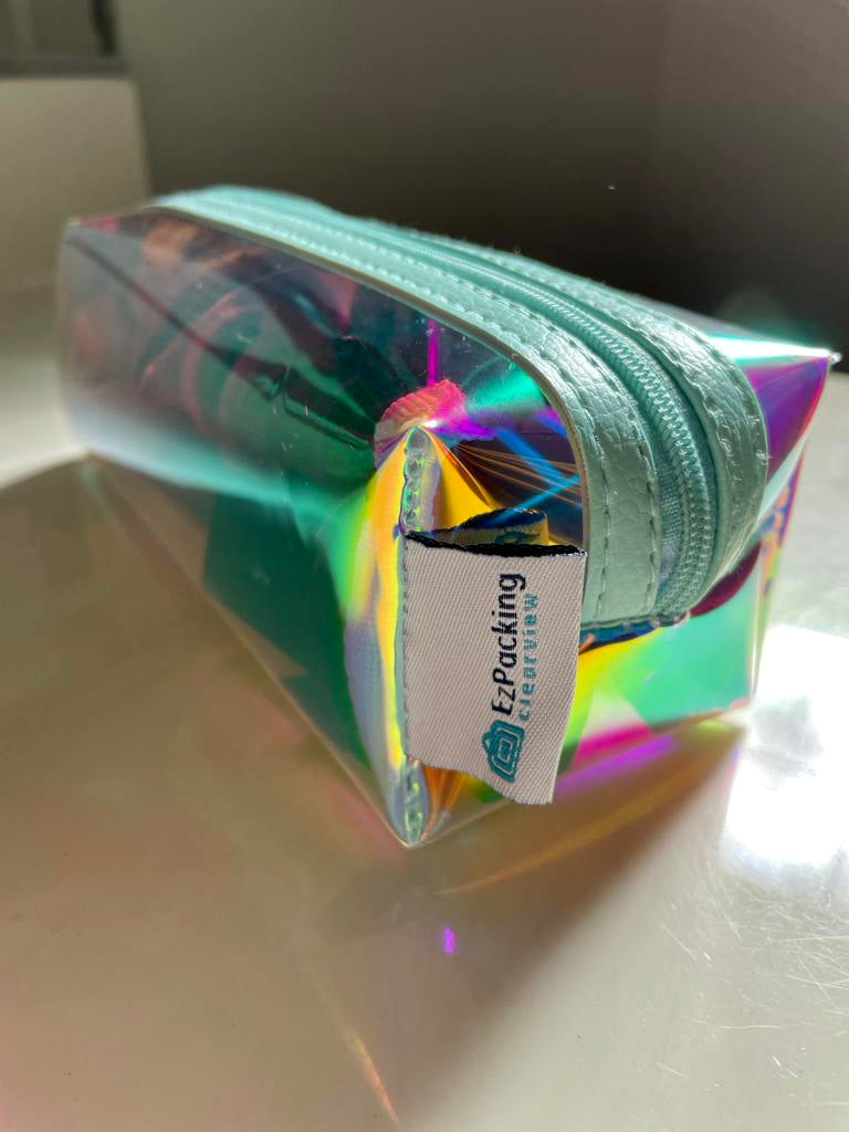 Holographic Clear Makeup Pouch and Pencil Case