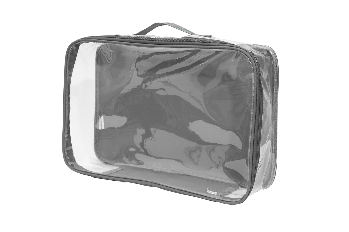 Medium Packing Cube for Travel - Clear Suitcase Organizer Pouch with Handle  - Transparent, See-Through Divider Bag for Luggage – EzPacking