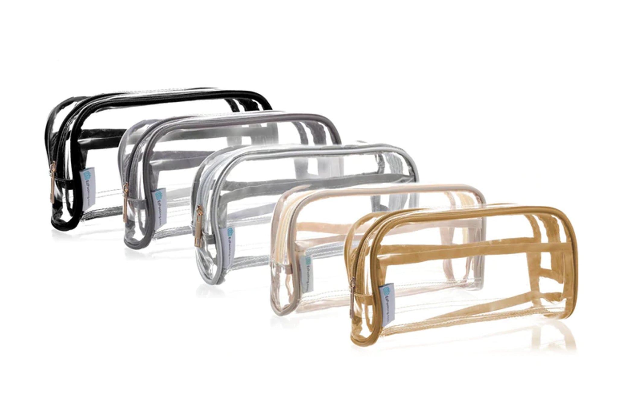 clear plastic travel toiletry bags Makeup Bag, TSA & Stadium-Approved, Ecru Away Case, Hudson+Bleecker Case 3 oz bottles TSA Approved Clear Travel Toiletry