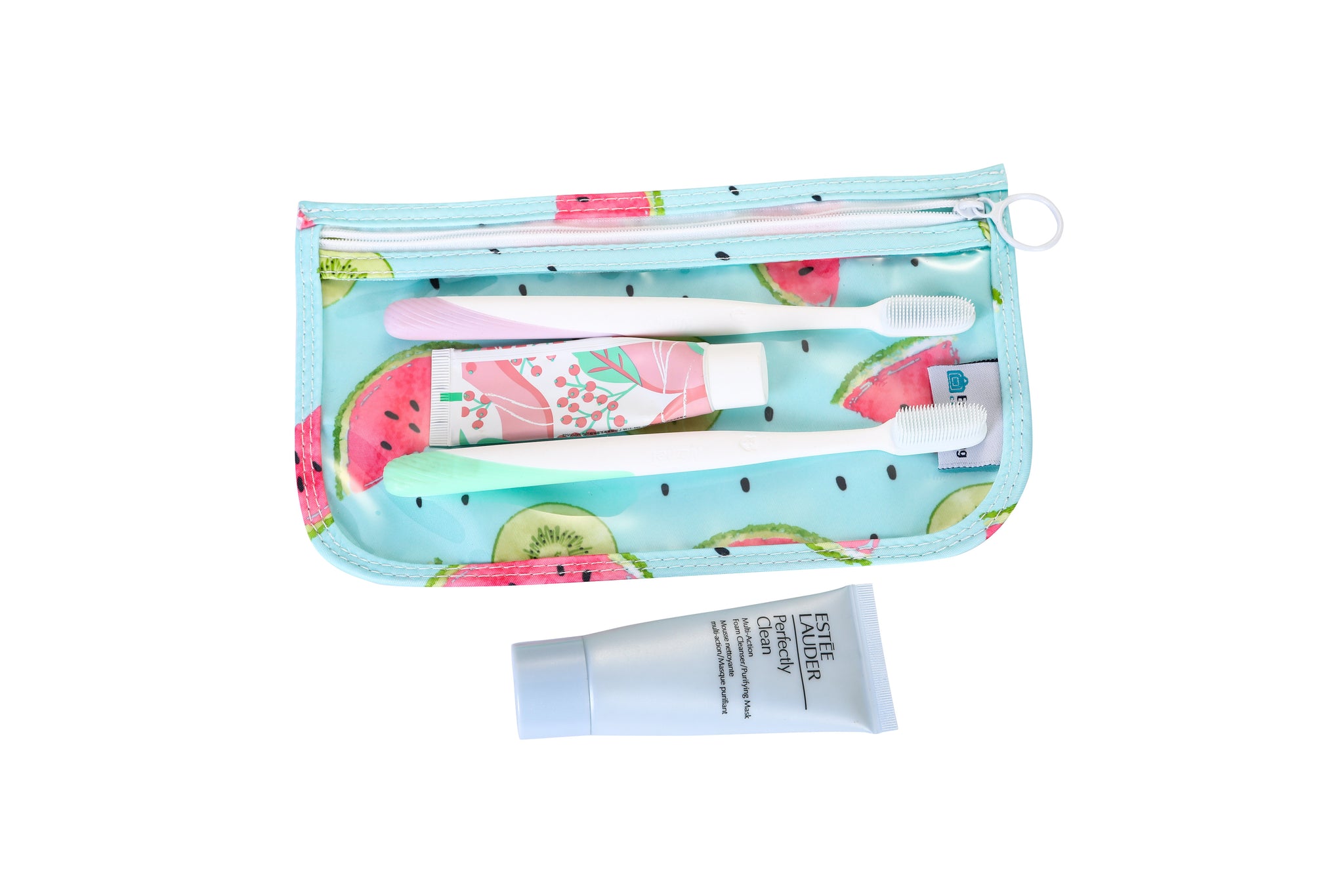 Small clear zipper pouch deals