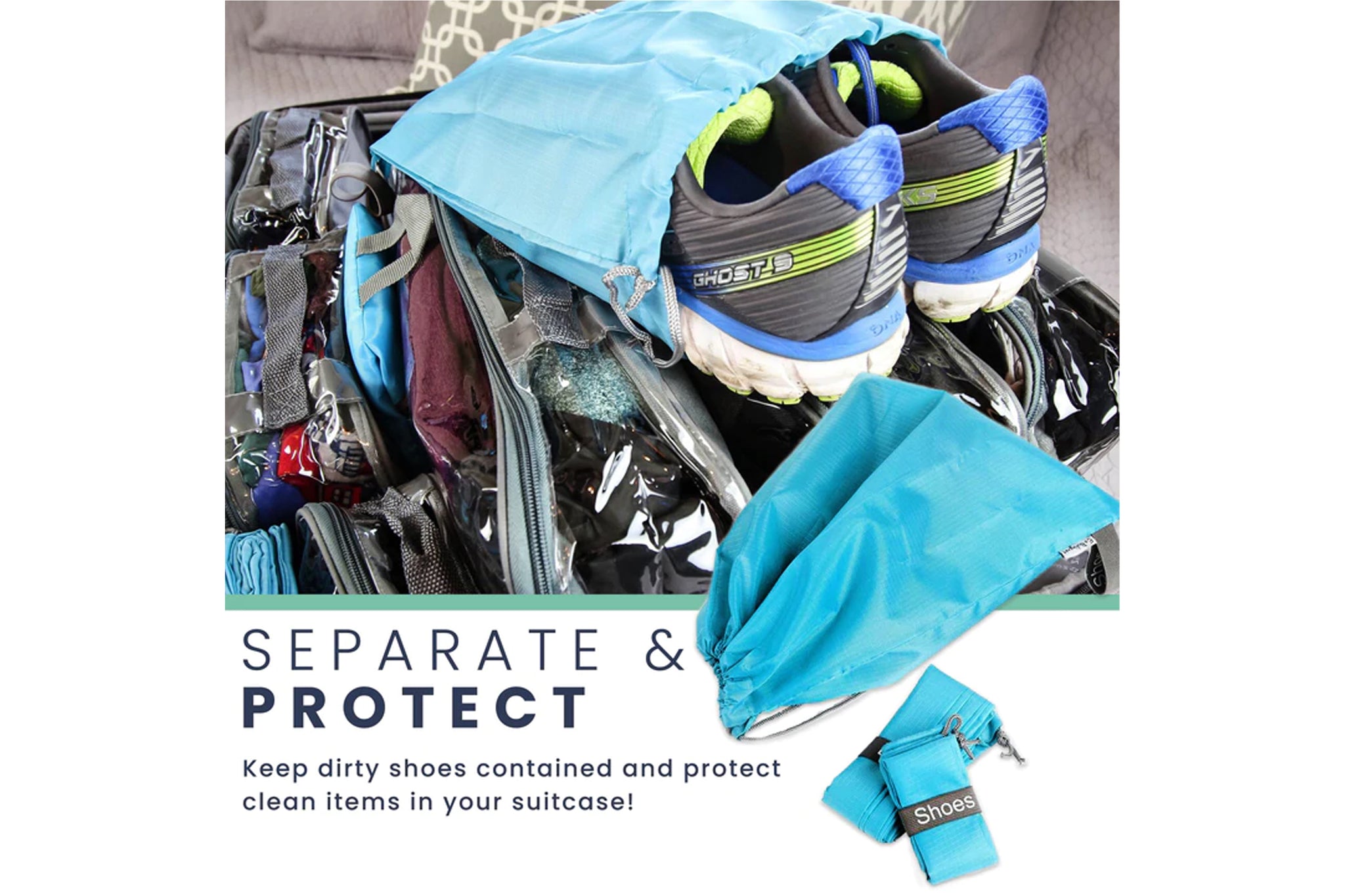 Shoe Bag Multi Purpose Travel Laundry Storage – Retra Products LLC