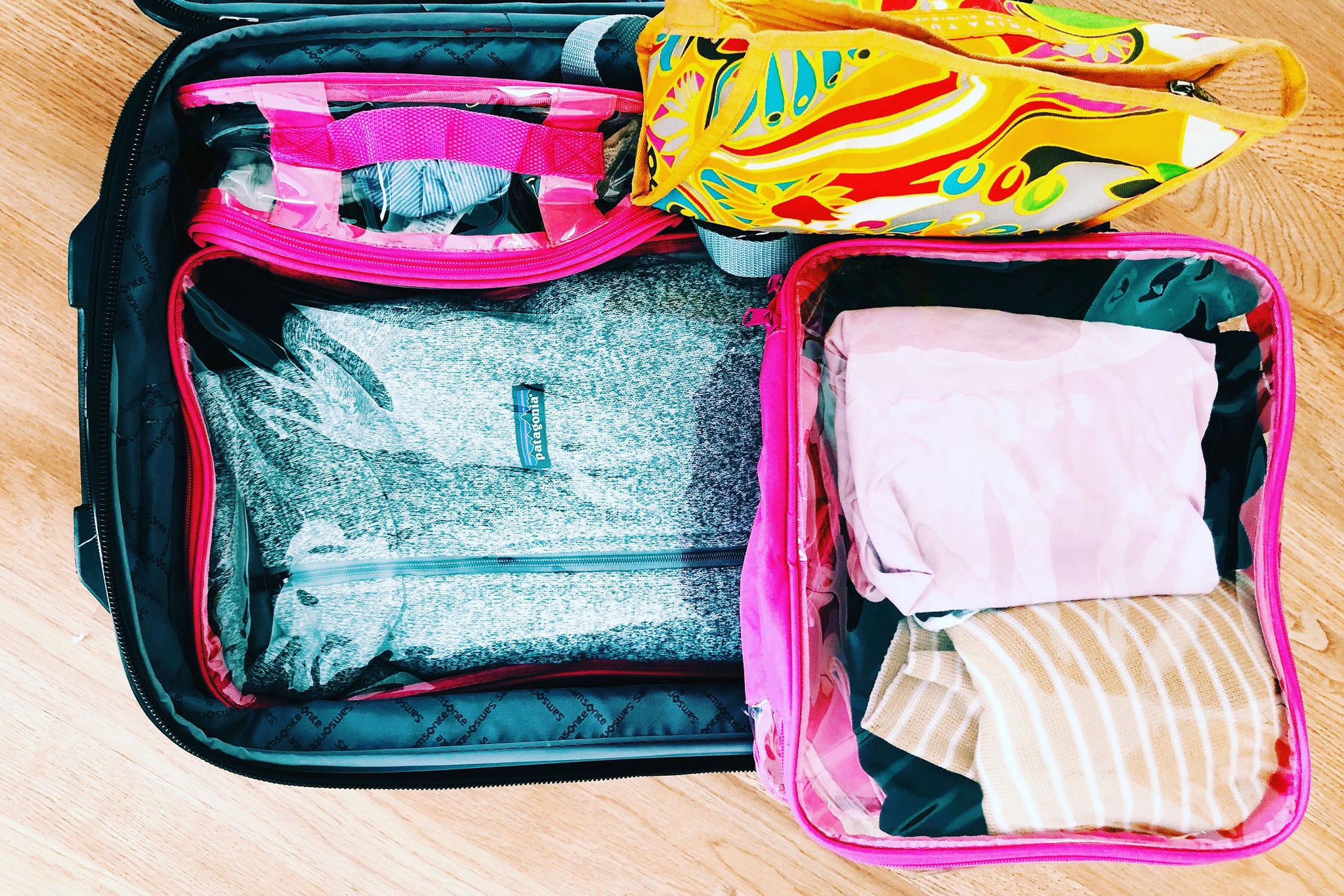 clear packing cubes for travel