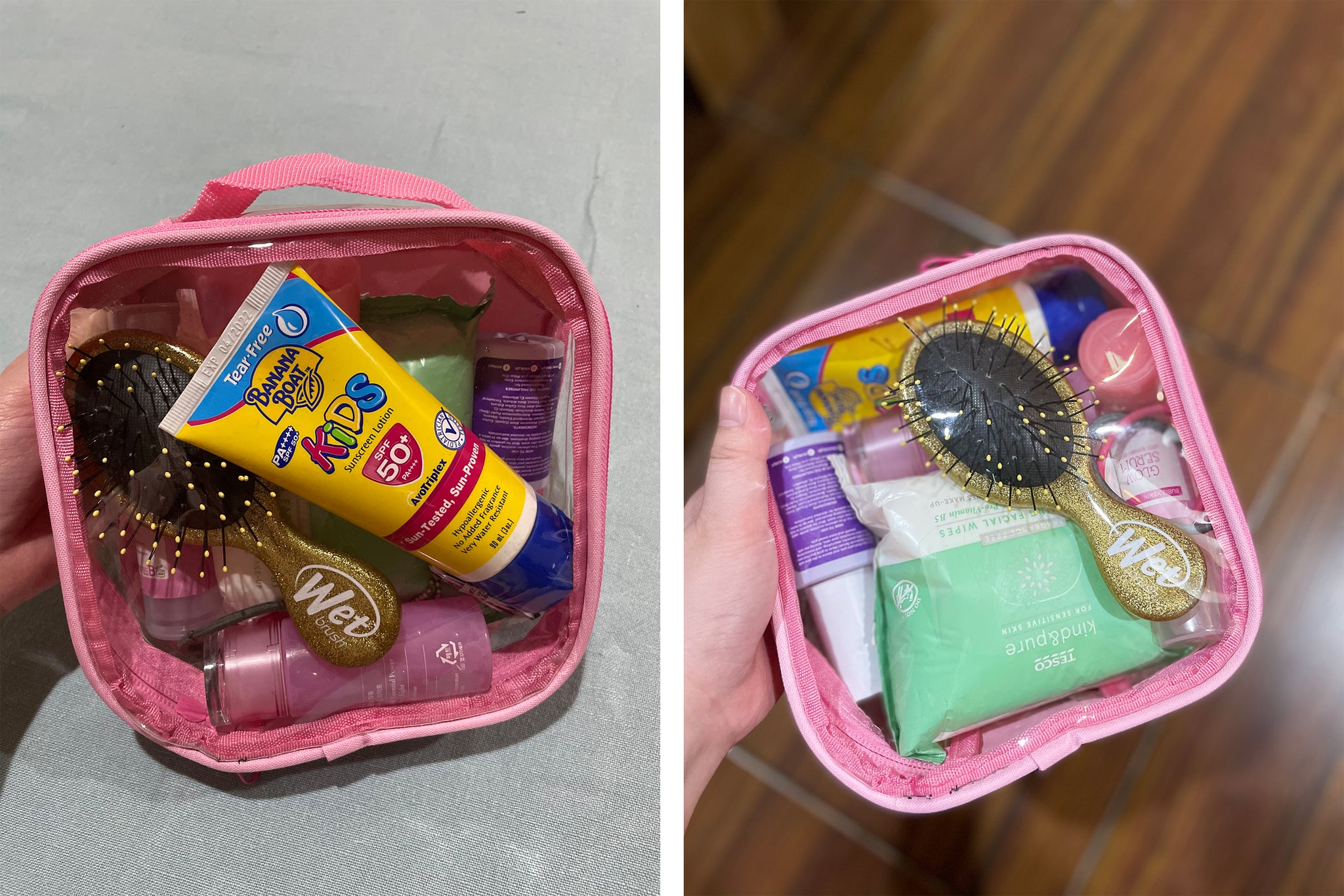 clear plastic travel toiletry bags Makeup with Zipper Clear Makeup Organizer Clear Bags For Traveling Clear Cosmetic Organizer TSA Approved Toiletry Bag 3 oz bottles btL Clear PVC Toiletry Bag
