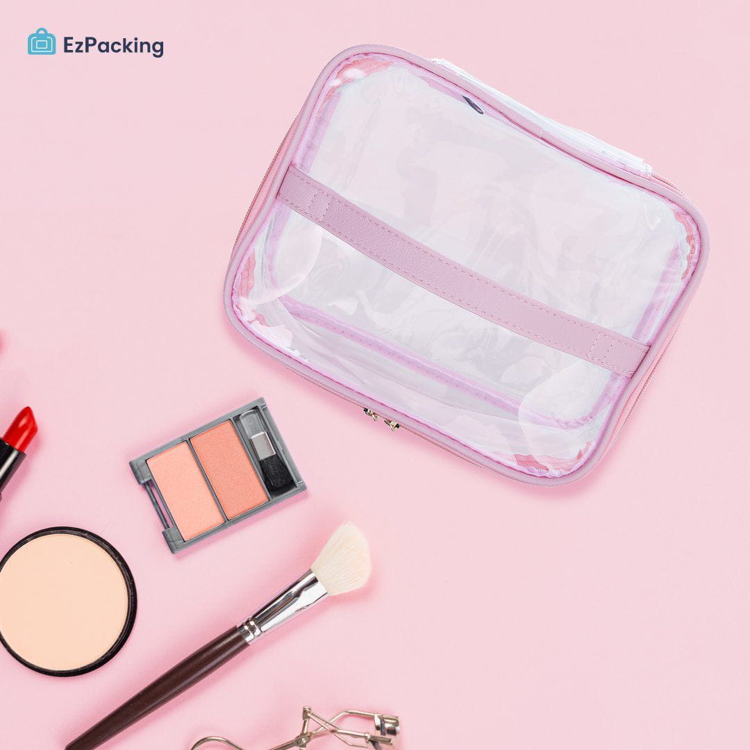 Buy Wholesale China Round Transparent Pvc Makeup Brush Pouch Bags  Transparent Cosmetic Bag Makeup Brush Holder & Transparent Makeup Brush  Holder at USD 2