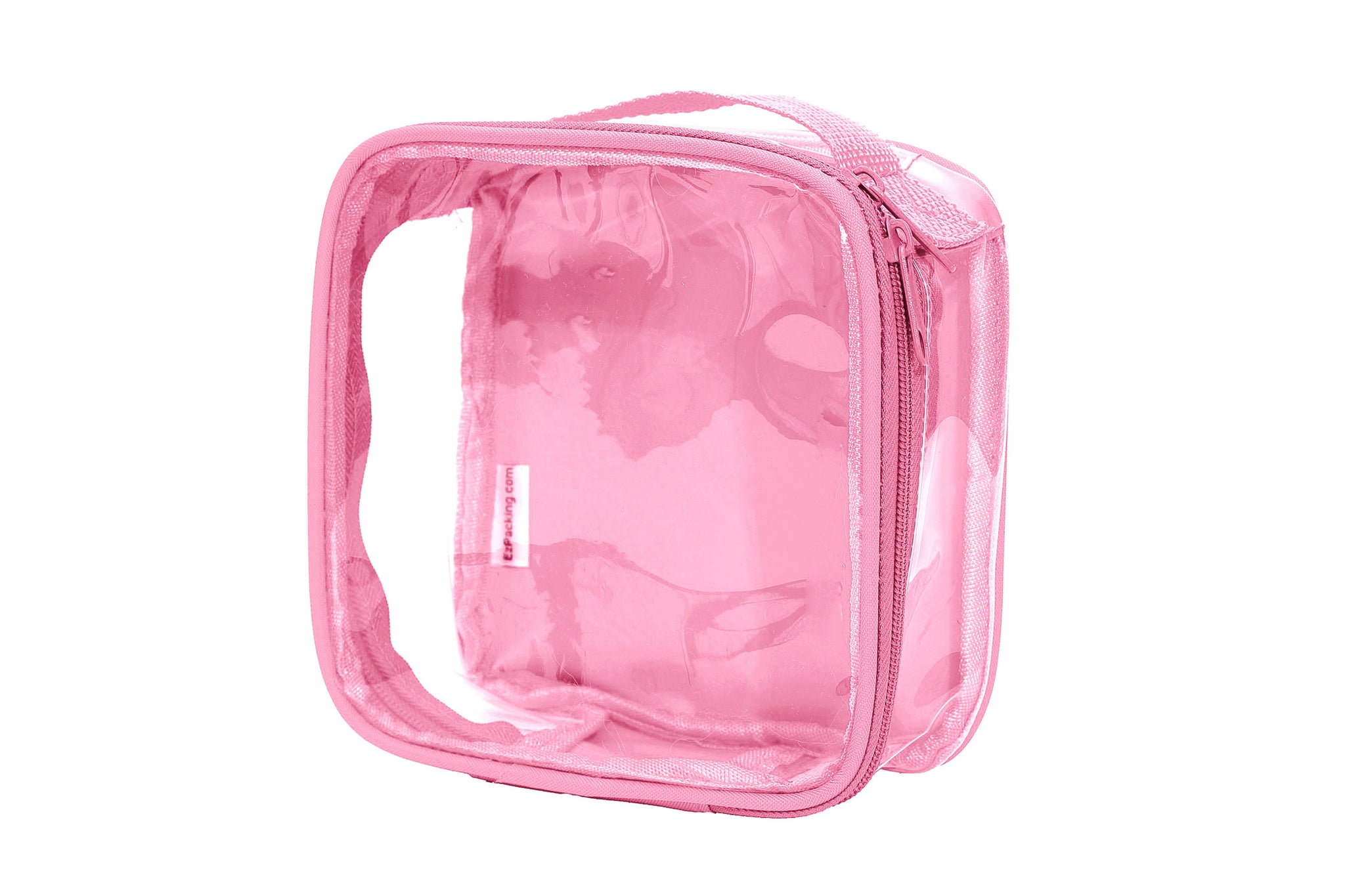 Set of 4 TSA Clear Toiletry Bags with Empty TSA Approved Travel Containers  For Packing, Assorted Colors