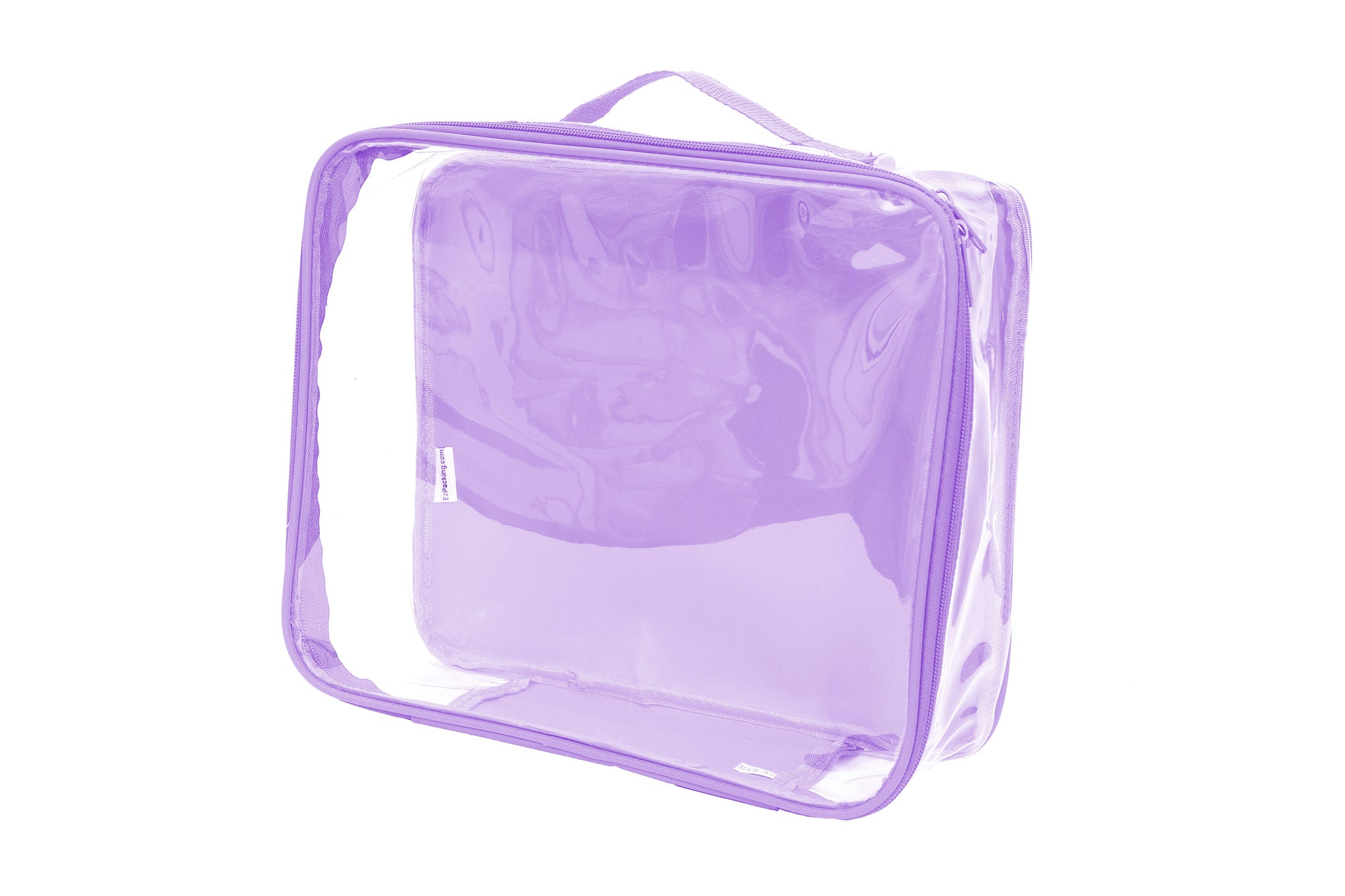Medium Packing Cube for Travel - Clear Suitcase Organizer Pouch with Handle  - Transparent, See-Through Divider Bag for Luggage – EzPacking