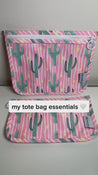 clear zipper pouches for tote bag organization 